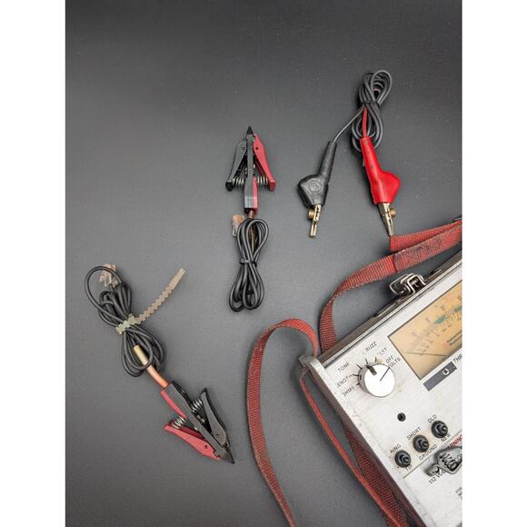 Vintage Industrial Technology Throwmaster 102A Telephone Cable Tester w Leads - Picture 6 of 16